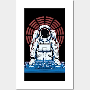 DJ astronaut Posters and Art